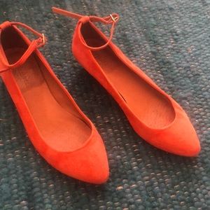 Madewelll Red Suede Shoe, 7